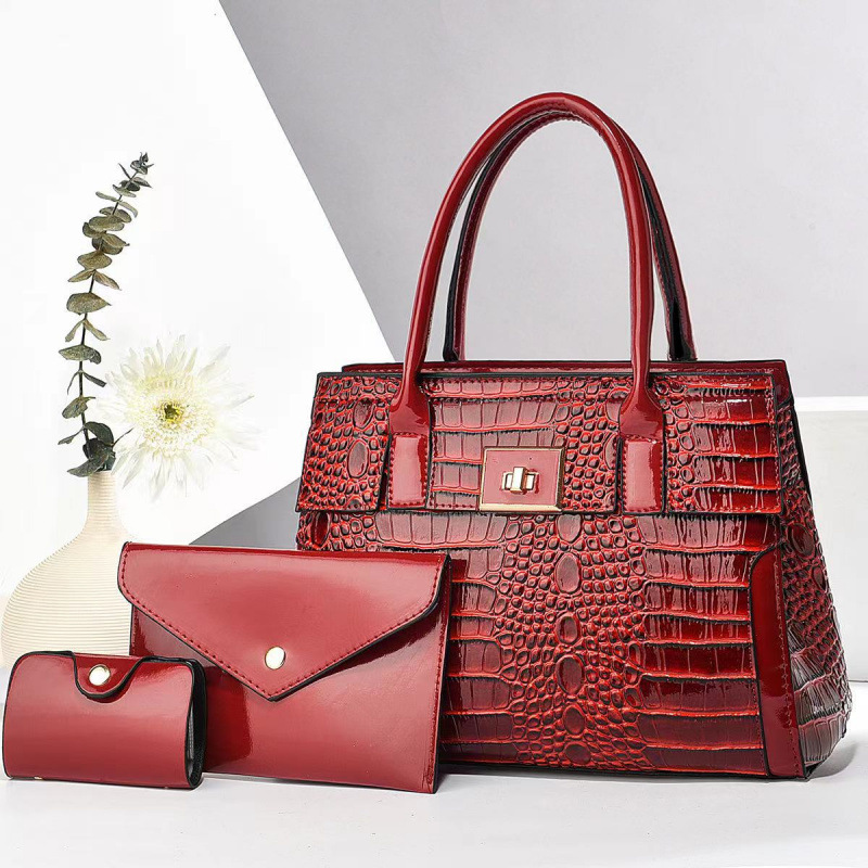 Bolsas de tres piezas para niños y madres 2025 bolsas de mano casuales atmósfera versátil de moda de hombro nuevo bolsos mochilas