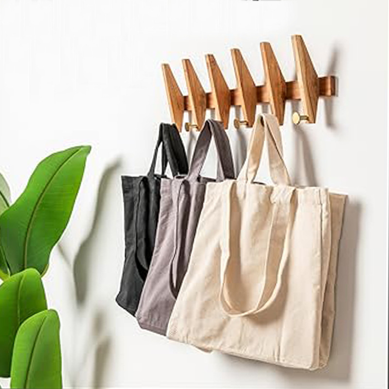 Bolsa de comestibles de lienzo sólido, bolsa de hombro de compras de gran capacidad, bolsa de compras multifuncional, cinturón de hombro