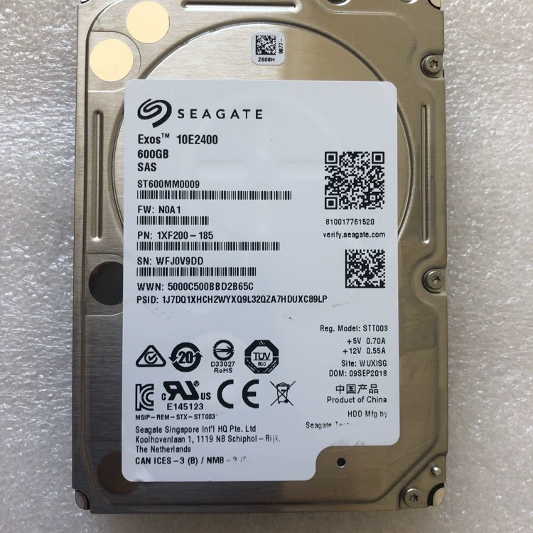 600G 10K SAS 12G 2.5-дюйм ST600MM0009 00YK014 Сервер