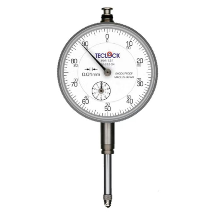 得乐TECLOCK百分表0.01mm长行程指示表KM-121/KM-131/KM-132D