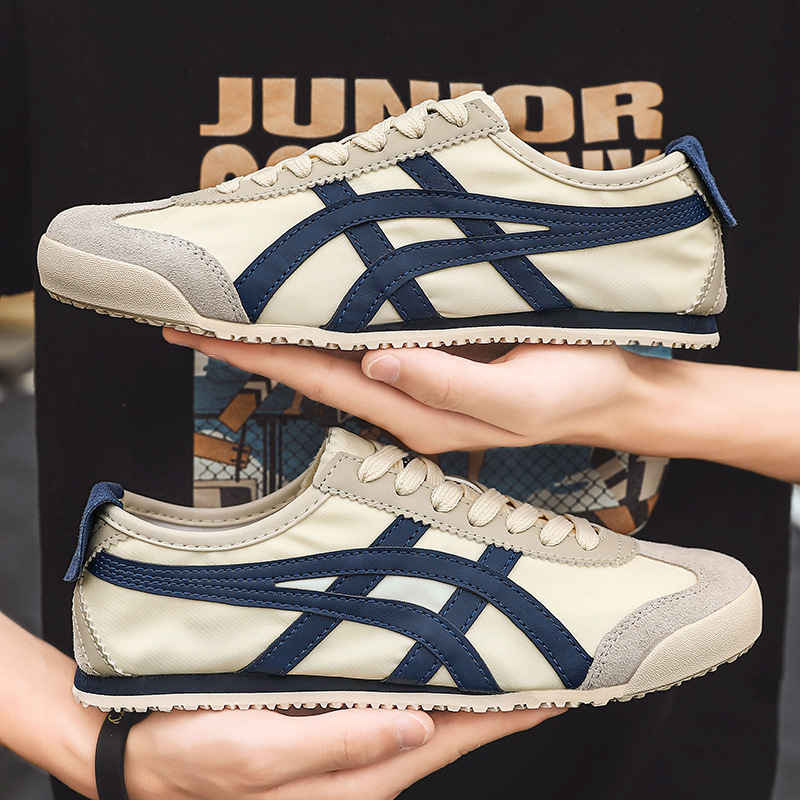 Cross-Border Men's Shoes, Autumn Super Popular Casual Sneakers, American Retro Sports Training Shoes, Forrest Gump Soft-Soled White Canvas Shoes