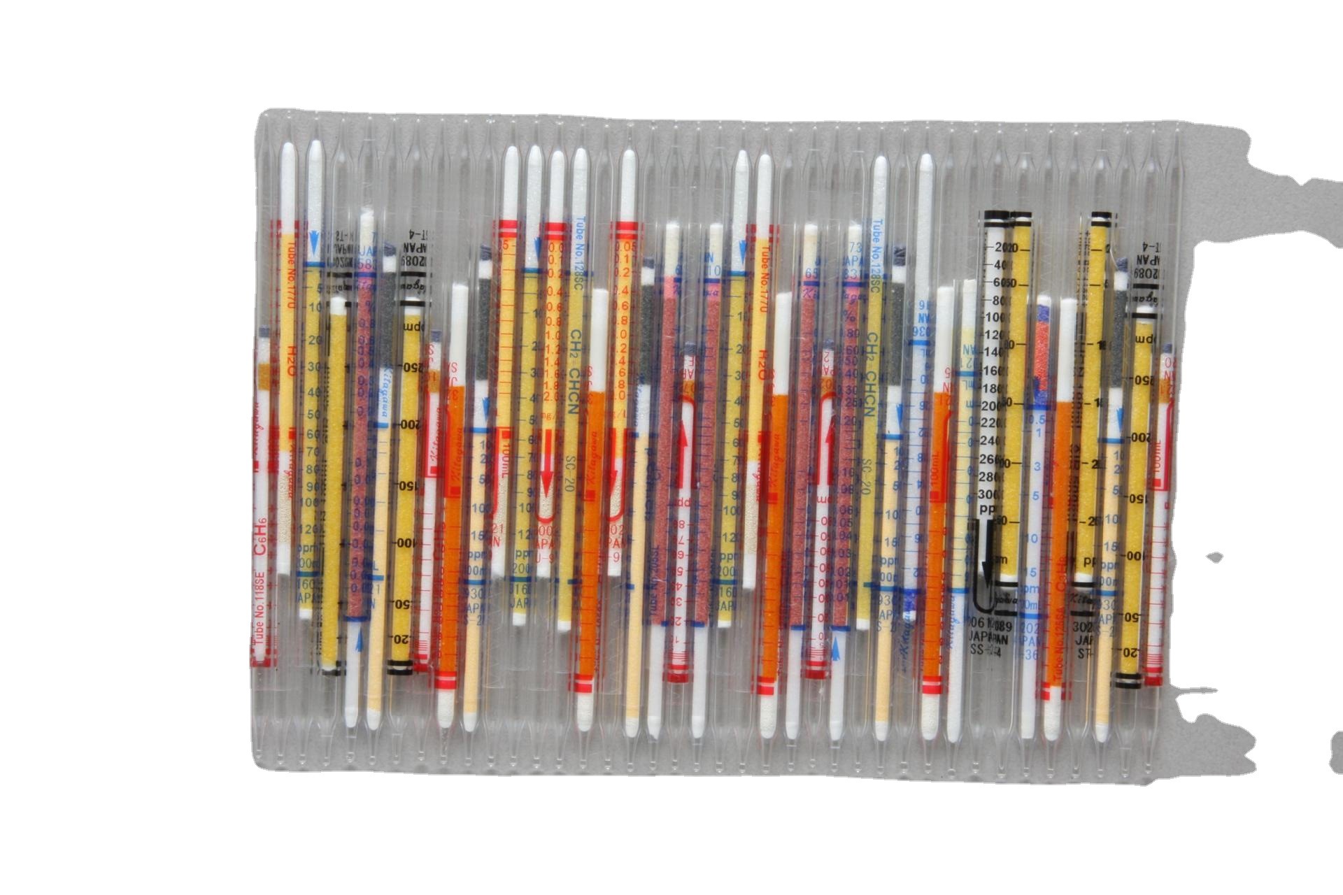 日本北川132SA三氯乙烯气体检测管0.05-1.0%   日本气体检测管