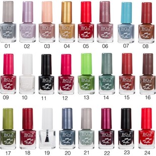 Cross-Border Bg910 Micro-Gel Nail Polish Non-Peelable Candy-Colored Small Nail Polish 48 Colors Running Large Red Cherry
