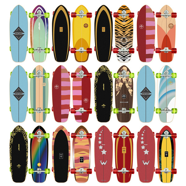 Land surfing skateboard S6 spring bridge four -wheeled land -free…