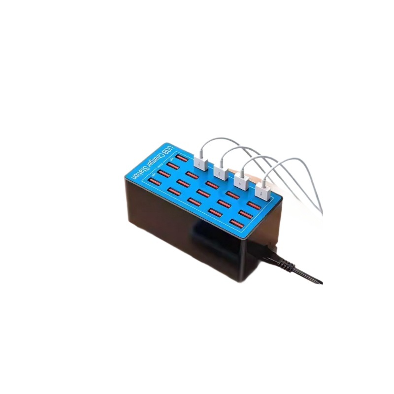 Multi-USB-Ladegerät, mehrere Anschlüsse, Schnellladestecker, Mehrfunktions-Hochleistungs-Steckdosenleiste für Schreibtisch und Studio