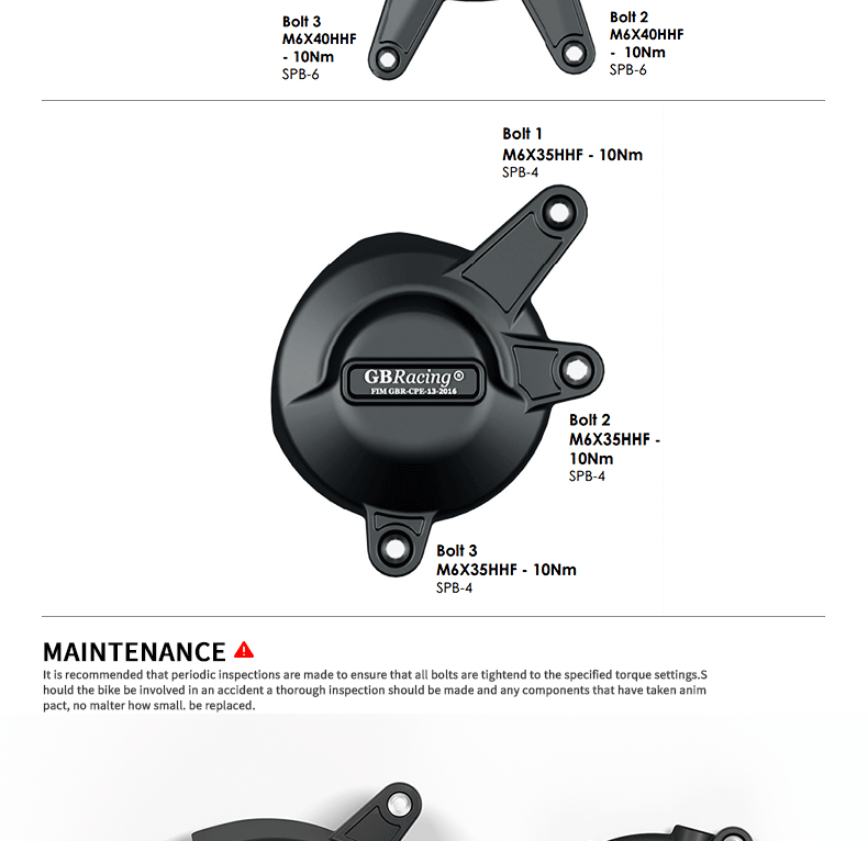 Suitable for Honda Cbr1000Rr 18-23 Modified Engine Anti-Fall Protection Cover Engine Side Cover
