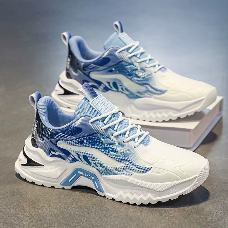 Footwear for leisure, trend quality comfortable sports shoes platform, Korean style