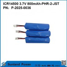 ��x��늳� ICR14500 3.7V 800mAh-PHR-2-JST-10mm��