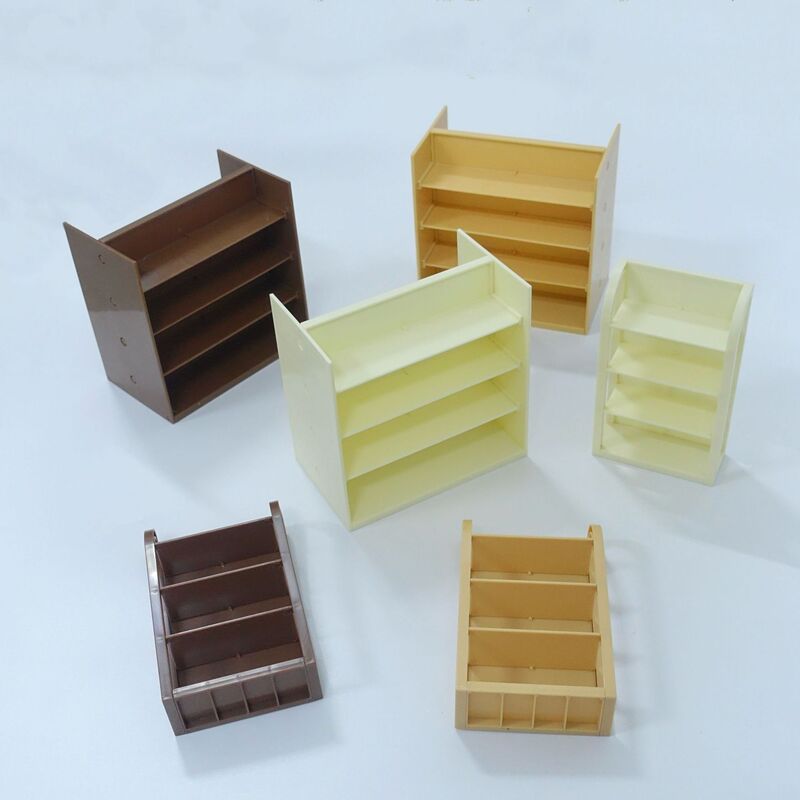 Children's Toys Food Toys DIY Supermarket Shelves Miniature Convenience Store Display Racks Mini Canteen Shelf Materials