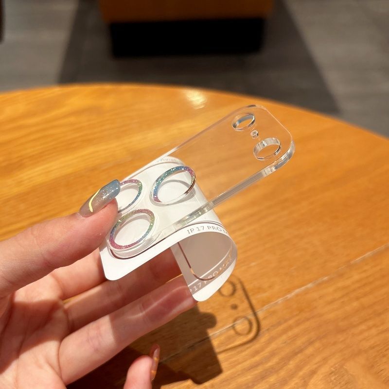 适用苹果17闪粉一体全覆盖镜头膜iPhone17ProMax后摄像头超清贴膜|undefined
