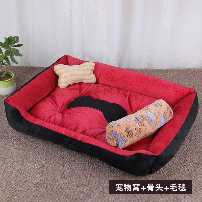 メーカーはペット犬小屋犬マット金毛テディ保温四季マットペット用品卸売りを提供している|undefined