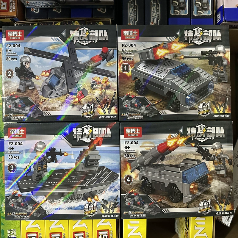 Конструктор Lego transformer Shijang 4‑в‑1 робот→динозавр, комбинированный набор, 475–534 шт.