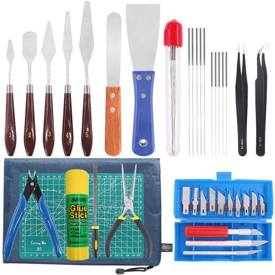 跨境 3D打印机配件工具套件 3D打印拆卸清理模型移除工具包组合