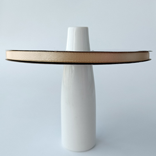 6mm poliéster cinta flores pastel de regalo embalaje cinta hecha a mano arco cinta en stock al por mayor