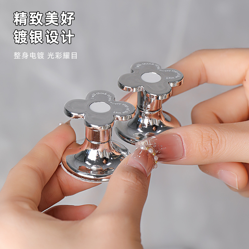 Flor de lujo ligero prensa de inodoro tanque de agua de inodoro especial Botón de interruptor tapa de botón de inodoro universal para manicura