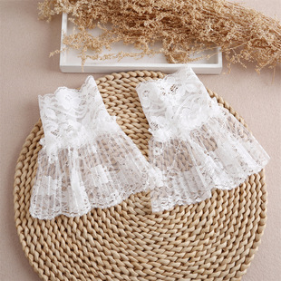 New Style Cotton Accessories Lace Elegant Chanel Style Three-Dimensional Lace Decorative Cuff Fake Collar