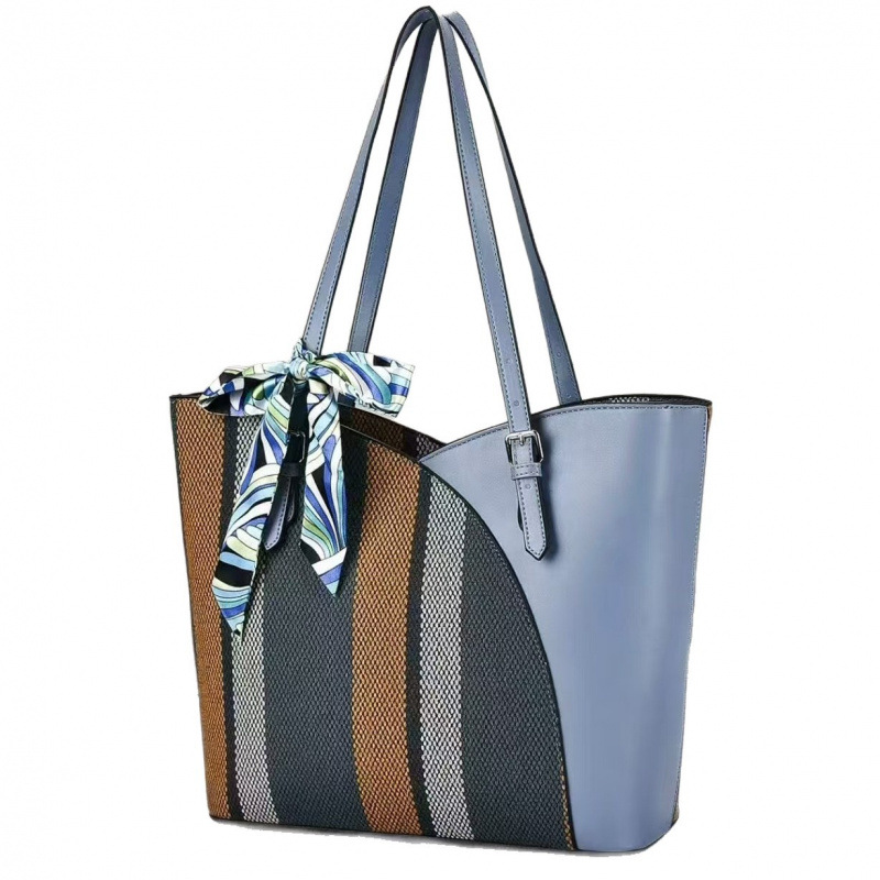 Bolsa de gran capacidad, diseño de color, bolso de hombro, bolso de mano casual, moda diaria, bolso de mochila, bolso de tote