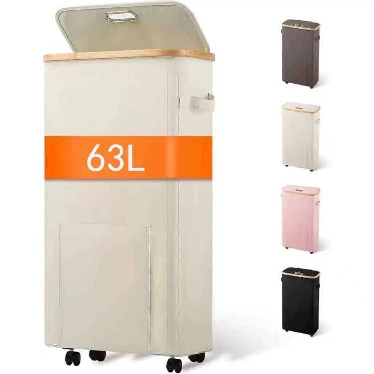 Cross-Border Hot-Selling Dirty Laundry Basket, Foldable Storage Basket with Wheels, Small Bathroom Laundry Basket, Simple Toy Storage Box Cross-Border Hot-Selling Dirty Laundry Basket, Foldable Storage Basket with Wheels, Small Bathroom Laundry Basket, Simple Toy Storage Box