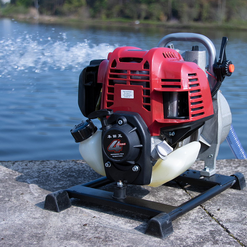 本田王抽水泵农用灌溉菜园浇水小型四冲程抽水机家用高扬程吸水泵