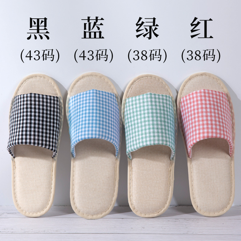 Pantuflas de Lino para Hotel y Hogar Antideslizantes image 12