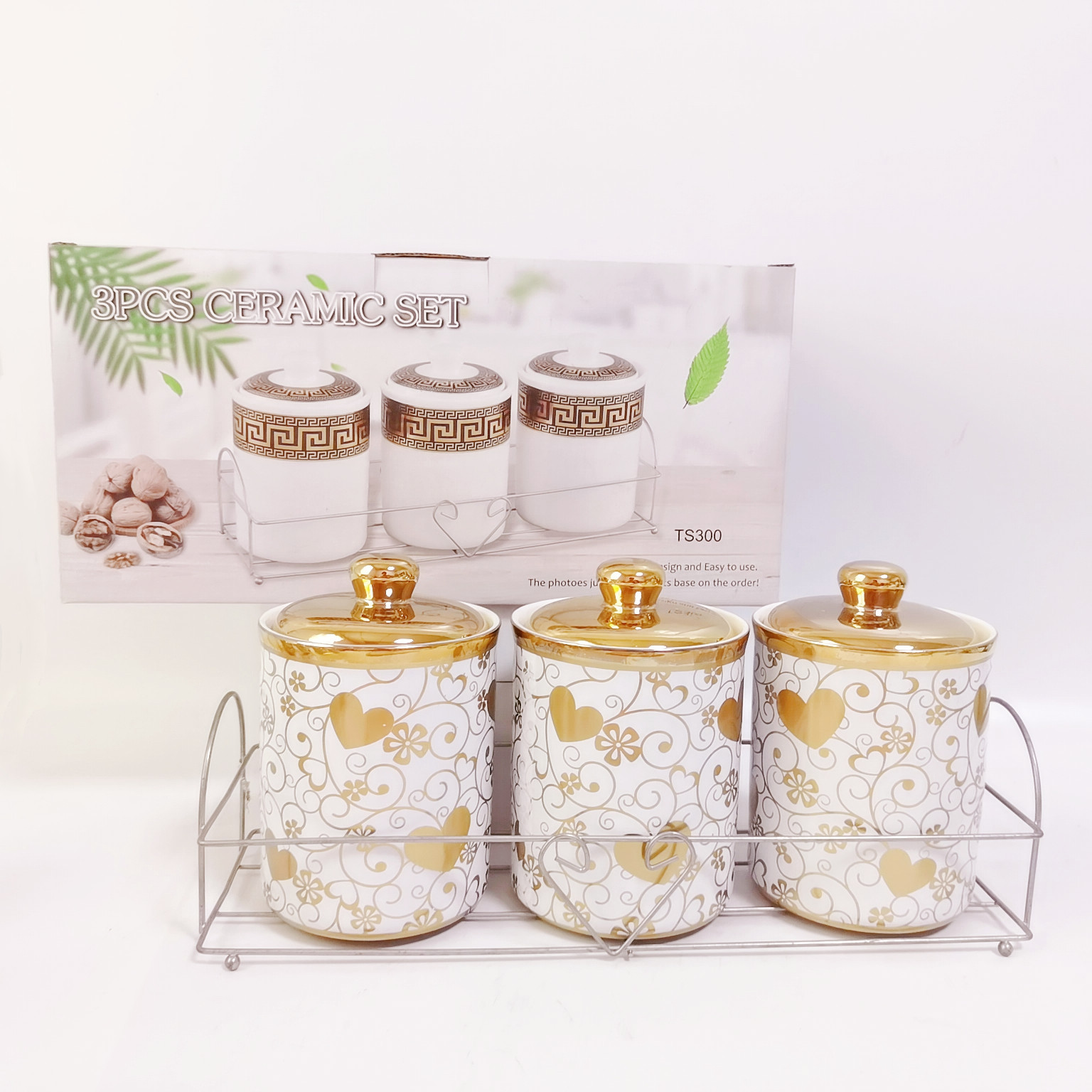 Marco de hierro Corazón de melocotón