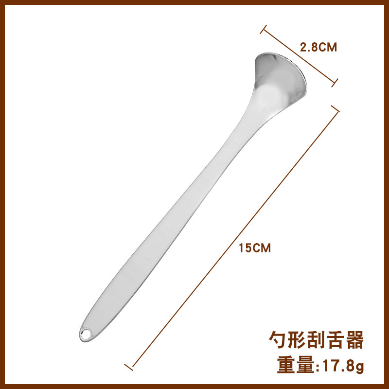 舌苔ブラシ舌掻き器ステンレス鉄箱セット3点セットセット口腔掻き舌苔クリーナー卸売り|undefined