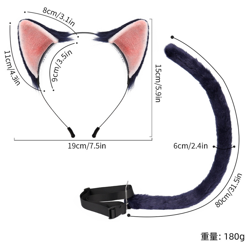 獣の尾の獣の耳は月を飾って何斗のコスプレを装飾します。|undefined