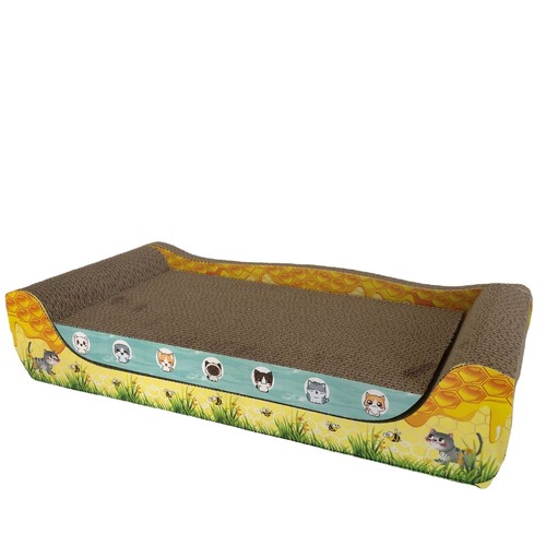 Cat bed, cat sofa, cat scratching board, cat nest, cat paw board, claw grinder, wear-resistant and non-shedding, cat toy supplies, large size