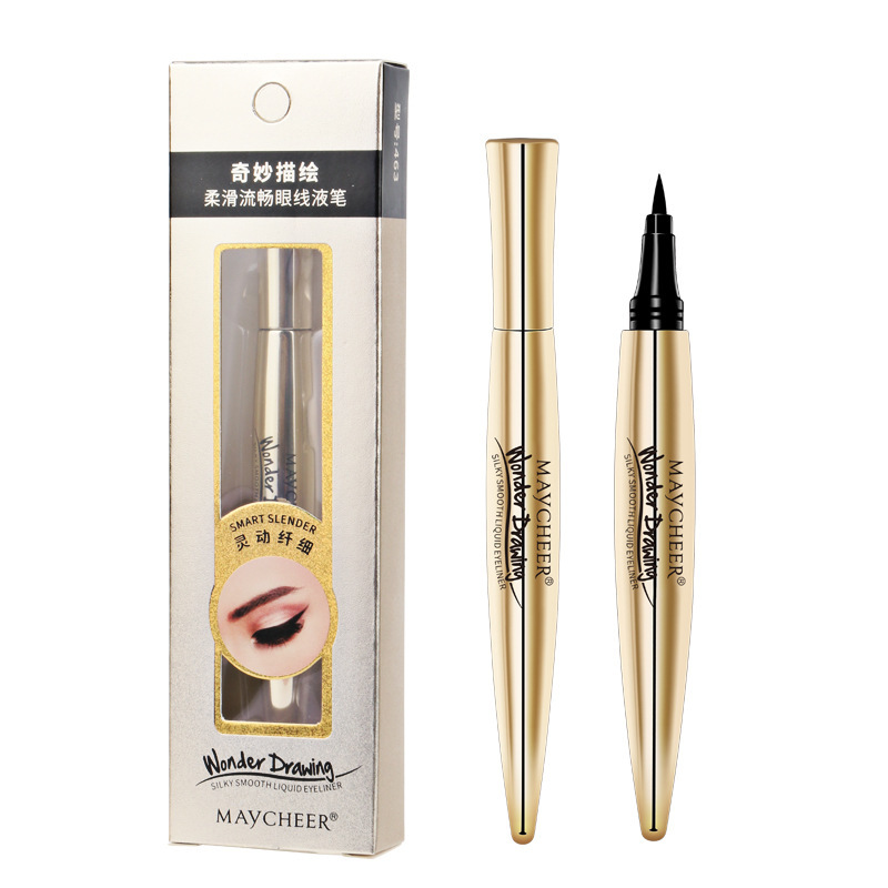 Maquillaje Meiqier Delicator Delicator Eyelinator Impermeable, sin manchas, sin decoloración, maquillaje de ojos grandes, delineador de ojos líquido al por mayor