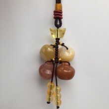 玛瑙玉石苹果吊坠牛角梳葫芦花生饰品手链包挂木梳吊坠地摊饰品
