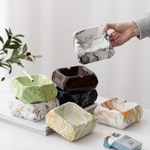 陶瓷烟灰缸创意个性高颜值大号网红个性客厅家用办公家居摆件厂家