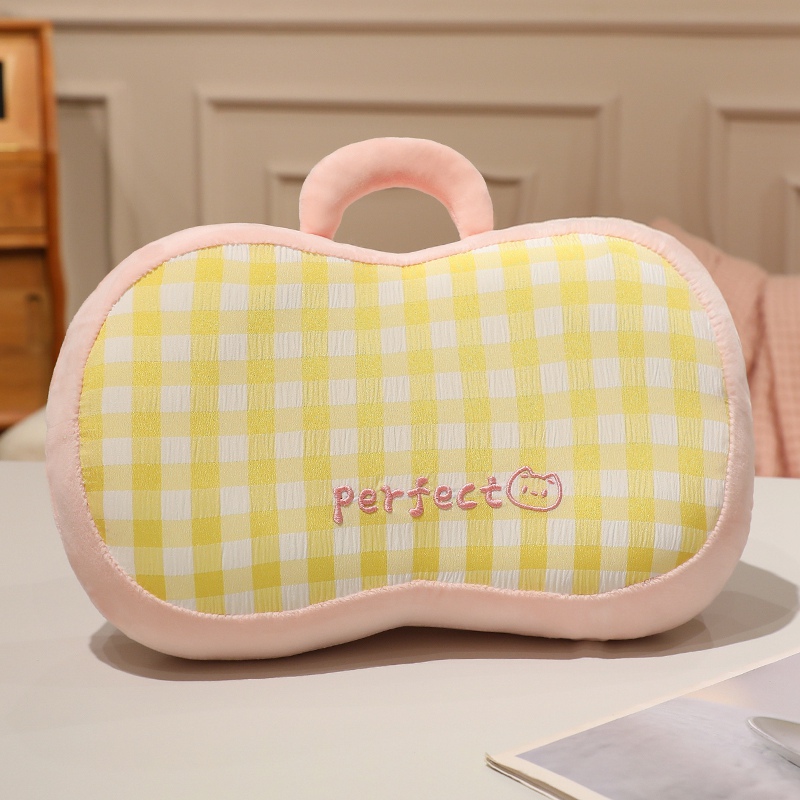 Almohada para Siesta de Espuma Viscoelástica y Franela para Oficina y Dormitorio Estudiantil