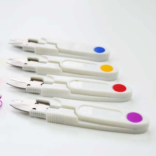 古筝胶布专用剪刀安全型便携式长款小剪刀 古筝胶布剪刀批发