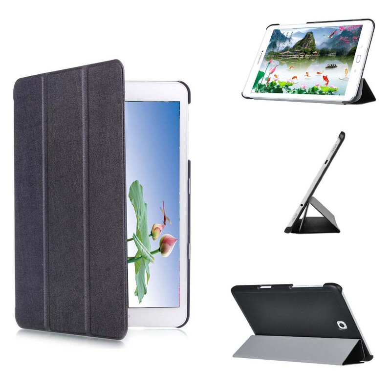 in stock for Samsung Tab S2 9.7 Flat Leather Case T810 T815C T813 Trifold Protective Case