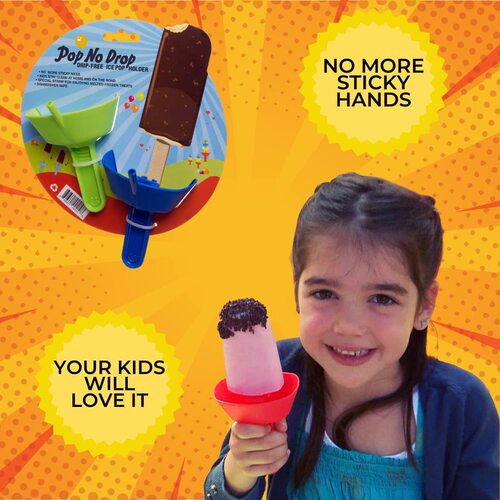 PopNoDropTHEORIGINAL Independent Station New Ice Cream Stick Leak-Proof Ice Cream Holder Ice Cream Bar Leak-Proof Design