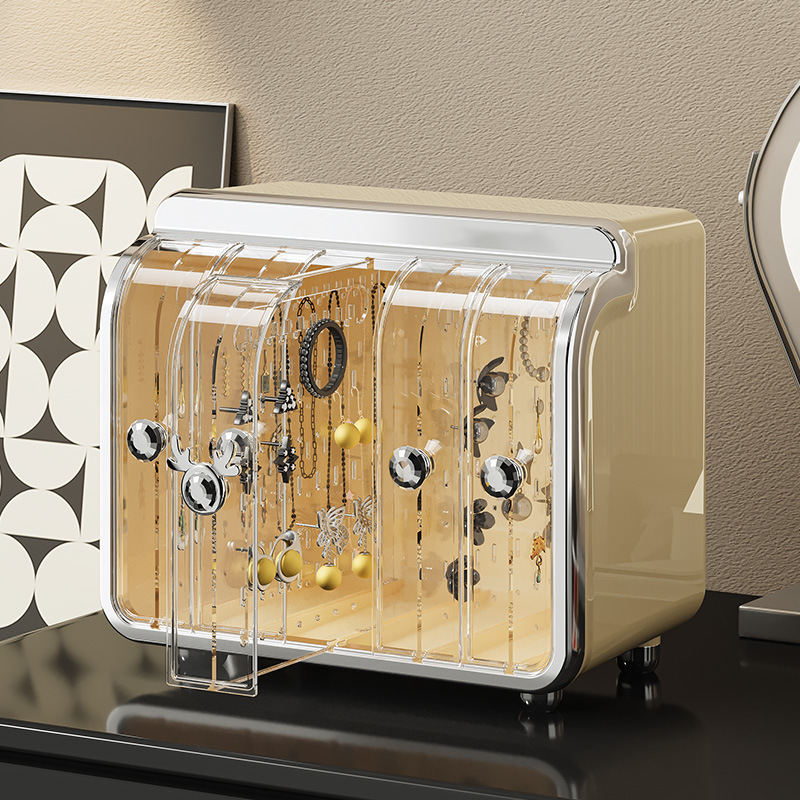 Cosmetic Storage Box Transparent Desktop Organiser For Vanity_voghion.com