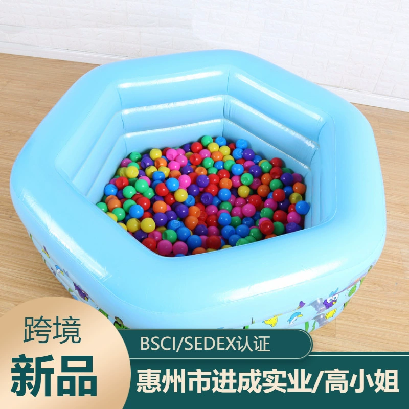 Новый стиль надувной шестиугольный Бассейн Детский бассейн бытовой портативный детский игровой бассейн большое детское ведро для ванны