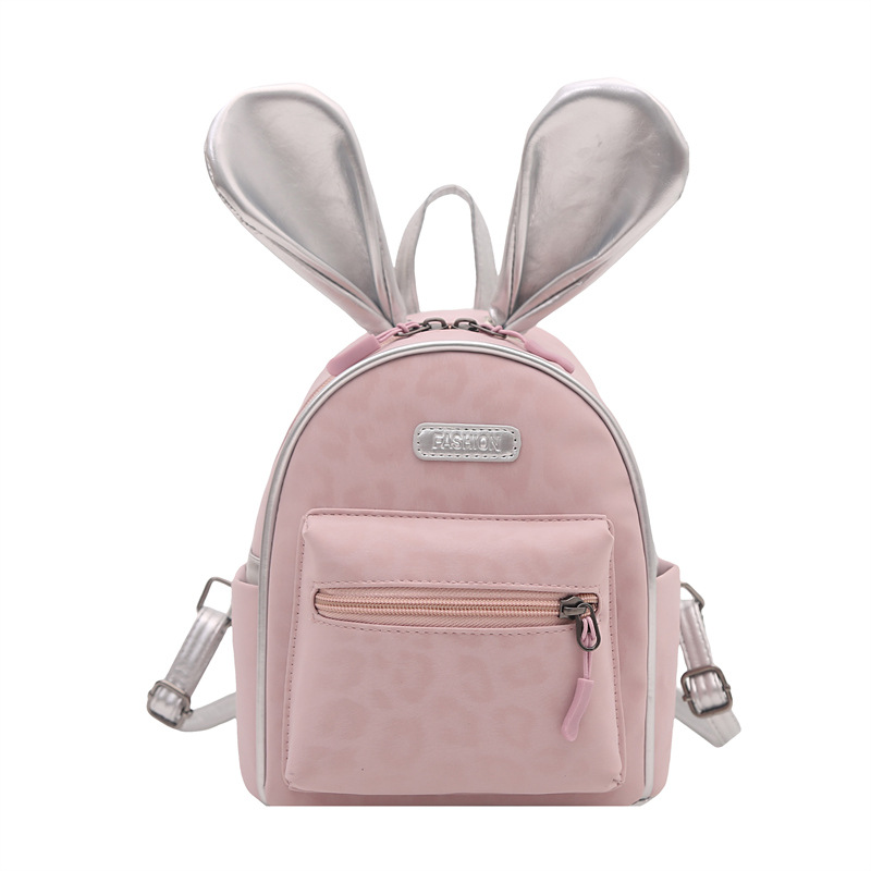 Viaje ligero mochila pequeña caricatura lindo orejas de conejo mochila para niños nueva mochila infantil