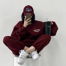 休闲运动套装女春秋冬2025新款时尚洋气减龄高级感卫衣跑步两件套