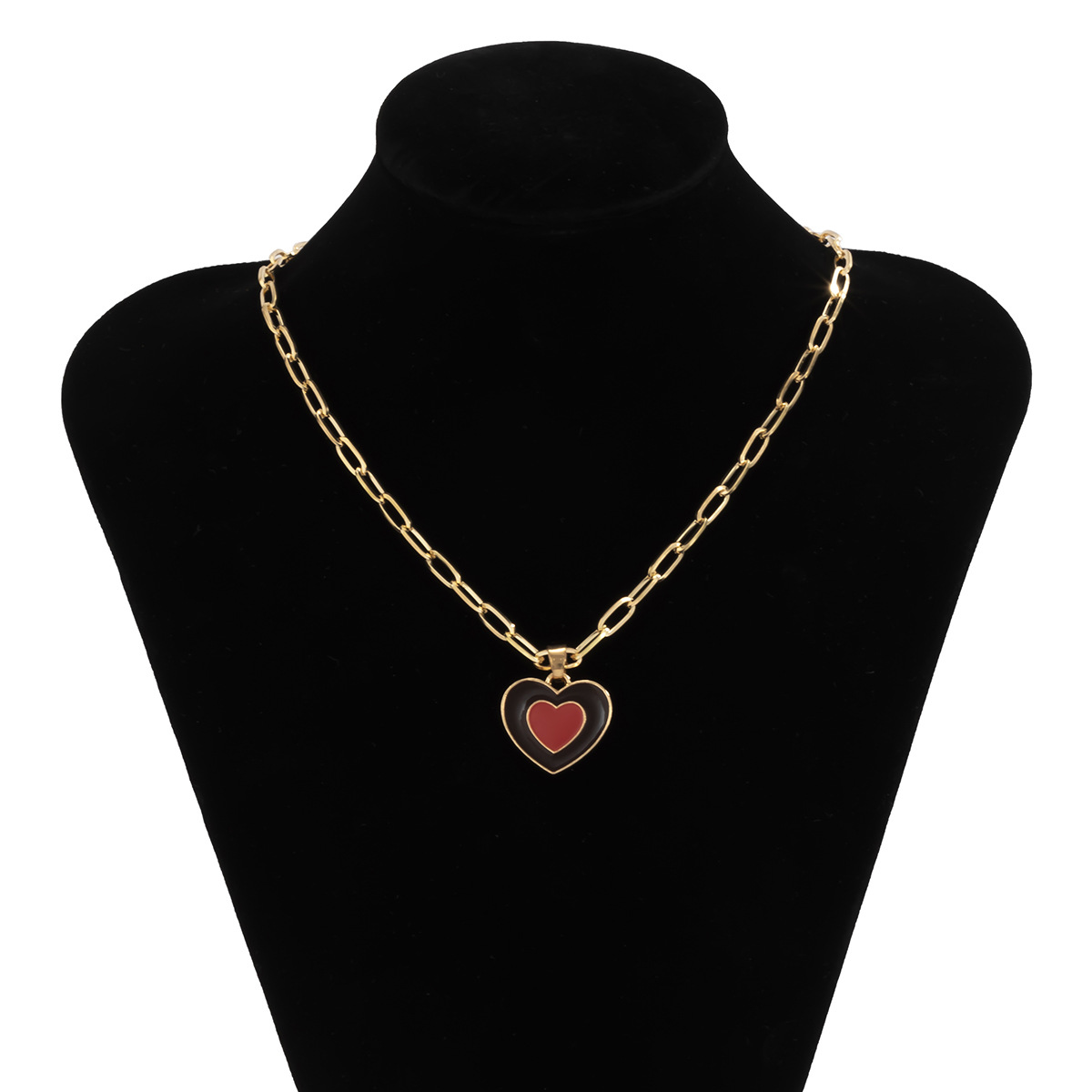 Retro Heart Multi-element Necklace Wholesale Nihaojewelry display picture 13