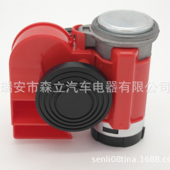 工厂WUPP摩托车高响一体电动气泵喇叭继电器12V气泵推动气喇叭