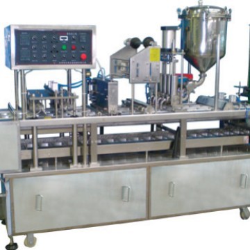 全自动塑杯纸杯液体灌装封口机