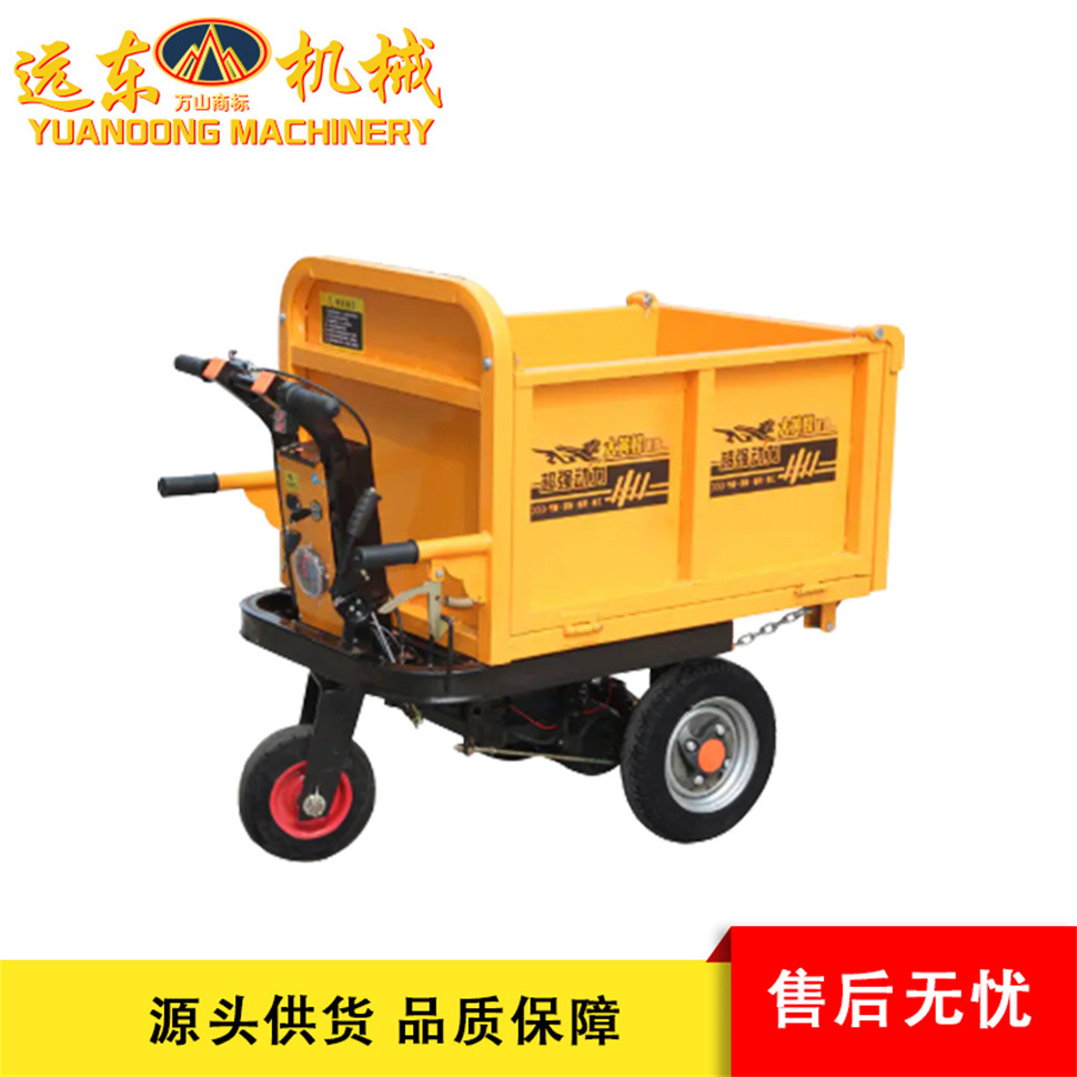 经典小三开门三轮车工地专用水泥拉灰工程载重运输手推拉砖三轮车