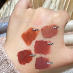 完璧なソフトクレイリップマッドリップグロス マットN03 ベルベットリップグロス 女性用美白リップスティック お手頃価格 学生向け