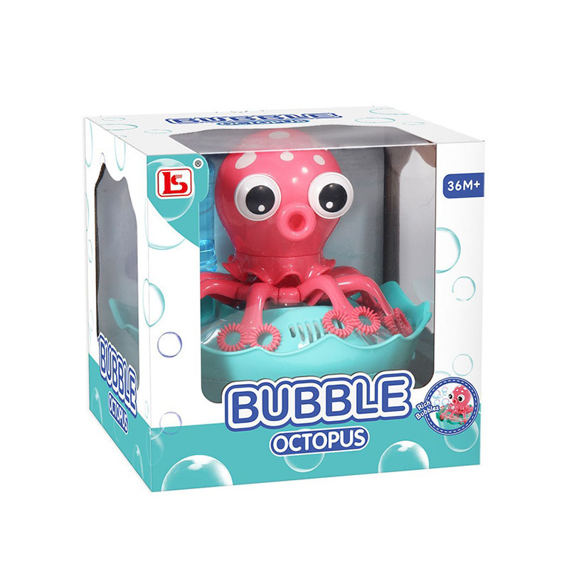 Máquina de burbujas eléctrica para niños de Amazon juguete pingüino ballena pulpo máquina de burbujas juguete de burbujas automático