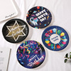 7 -inch paper plate color party paper plate European and American style disposable cake plate birthday party party paper dish