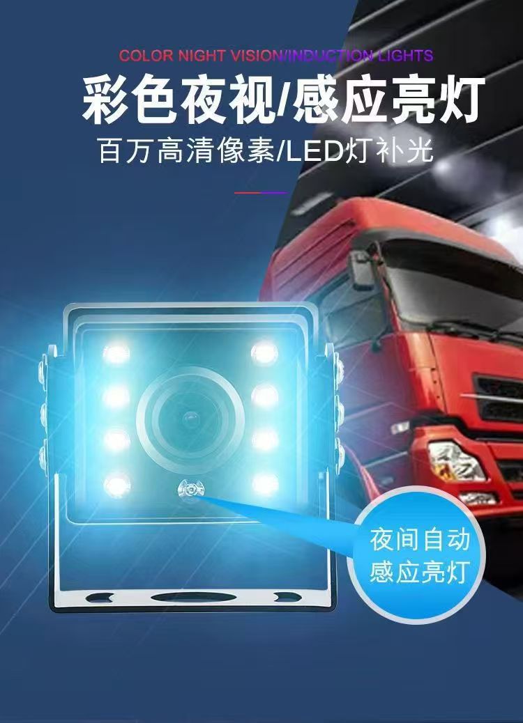 Folding screen HD instrument truck truck display reversing image display dvd set-top box visible