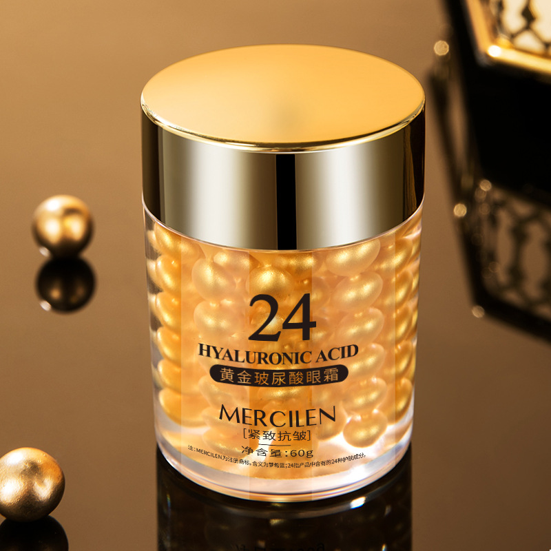 Dreams Blue Gold Hyaluronic Acid Eye Cream 60g - Fading Wrinkles, Lifting, Skincare, Firming, Eye Care, Anti-Wrinkle