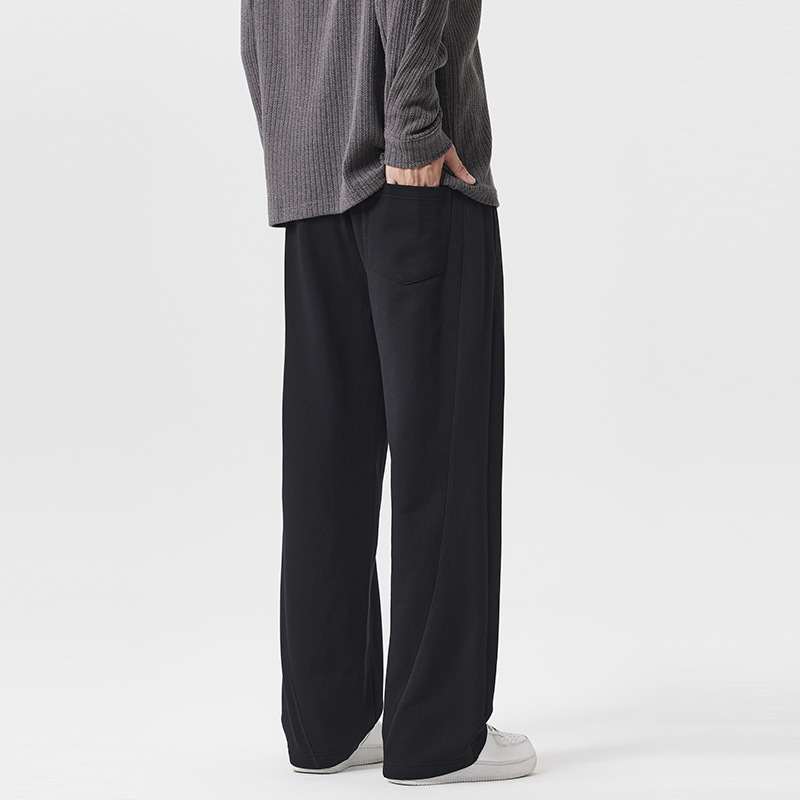 Nuevos pantalones pesados de estilo masculino estilo casual pantalones de diseño linea pantalones largos sueltos pantalones deportivos rectos image 4