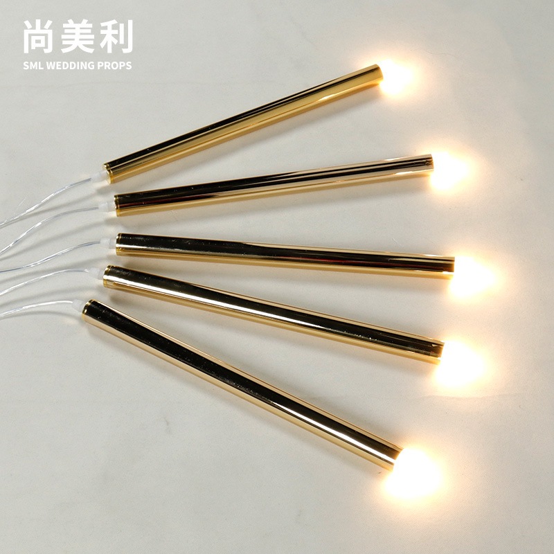 Shangmeili Oumei venta caliente moda de boda innovadora boda exquisita lámpara de cerilla de sentido de alta calidad lámpara de araña de cabeza de cerilla guía de carretera